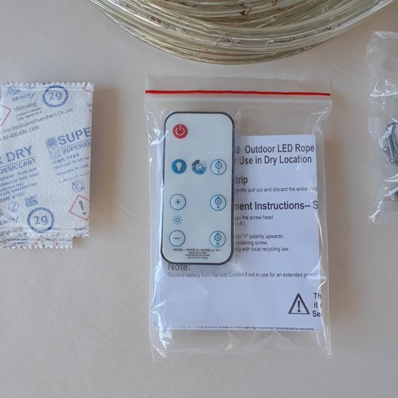 LED Rope Light With Remote Control Dimmer 18ft - Picture 9 of 13